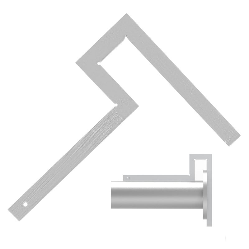 DANOREC Flange Angle Square,Galvanized Steel Pipefitter Measuring Tool,Precision Flange Squares, Ideal for Piping Construction, Great for Checking Flange & Pipe Assembly Right Angles 400 * 400mm - Image 1